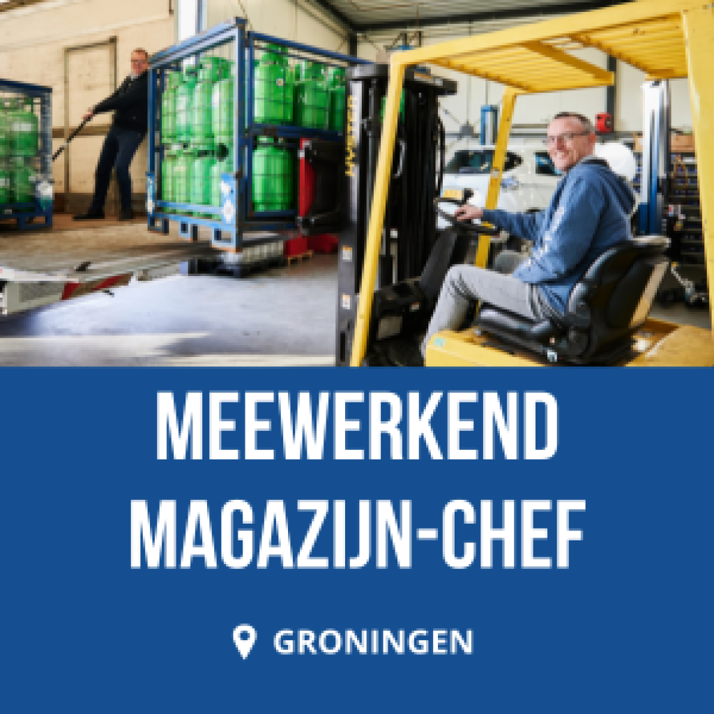 Meewerkend magazijnchef